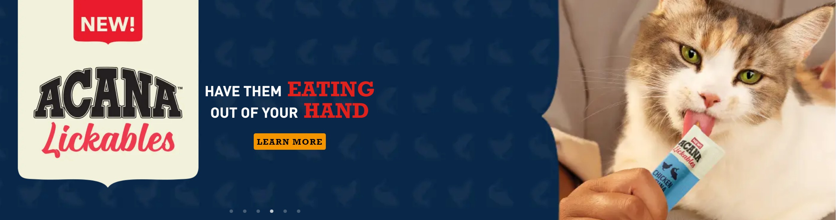 Acana cat food ad banner